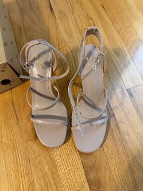 Mix No. 6 Nude Strappy High Heel Sandals
